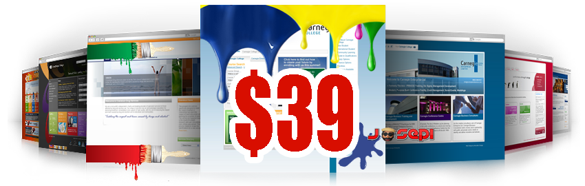 we create your website for $39